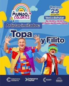 «El Mundo de Colores»: juegos, sorteos y shows para las familias en el Predio Ferial