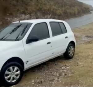 Volvió el frío y se registró nieve en El Rodeo